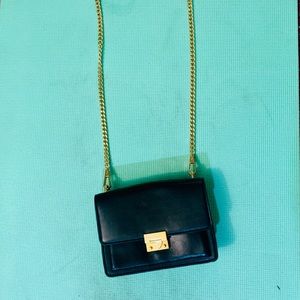 Black and Gold buckle Crossbody bag NWOT